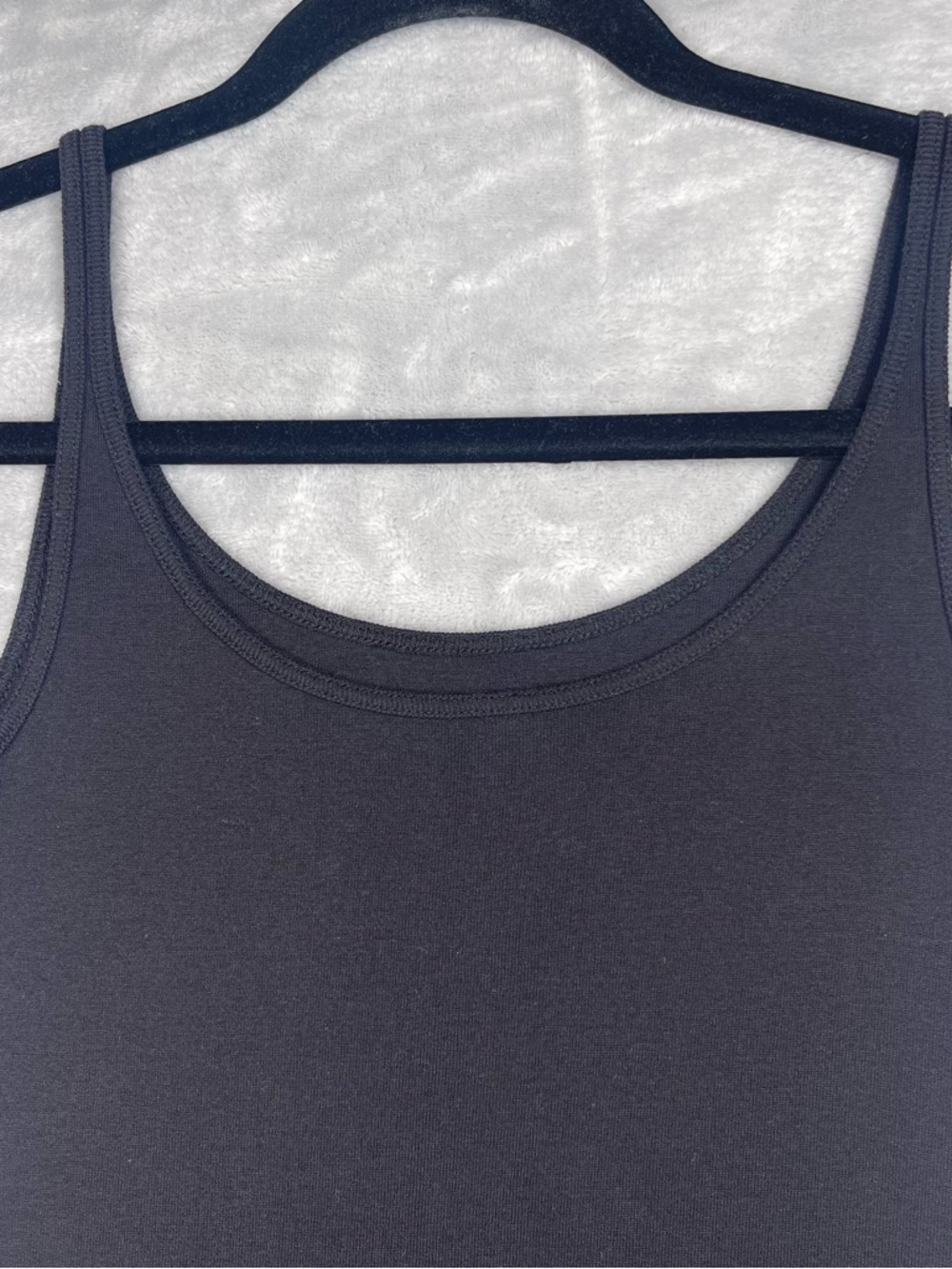 Eileen Fisher Ribbed Tank Top Black